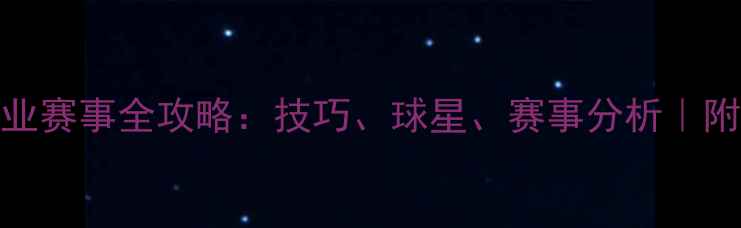 图片 乒乓球职业赛事全攻略：技巧、球星、赛事分析｜附观赛指南