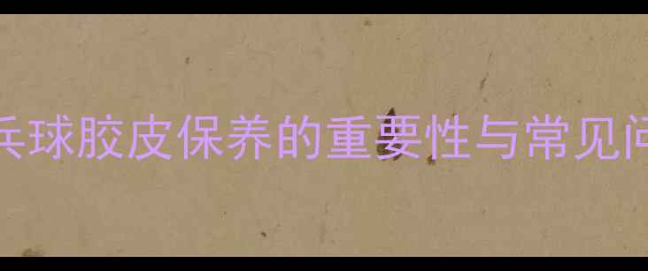 图片 乒乓球胶皮保养的重要性与常见问题