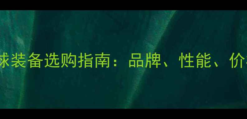 图片 乒乓球装备选购指南：品牌、性能、价格全1
