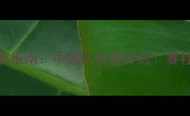 图片 亚洲乒乓球锦标赛观赛指南：中国队有望夺冠！赛程亮点+观赛攻略全🏆1