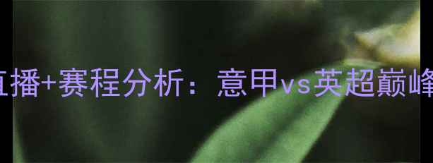 图片 亚特兰大vs埃弗顿高清直播+赛程分析：意甲vs英超巅峰对决！附深度战术解读2