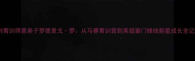 图片 亨利青训得意弟子罗德里戈·罗：从马赛青训营到英超豪门锋线新星成长全记录2