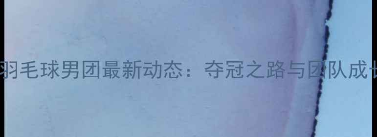 图片 仁川羽毛球男团最新动态：夺冠之路与团队成长全1