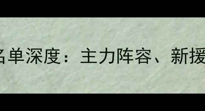 图片 仁川联合赛季球员名单深度：主力阵容、新援与战术布局全曝光1