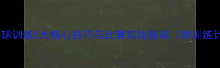 图片 儿童乒乓球训练5大核心技巧与比赛实战指南（附训练计划表）1