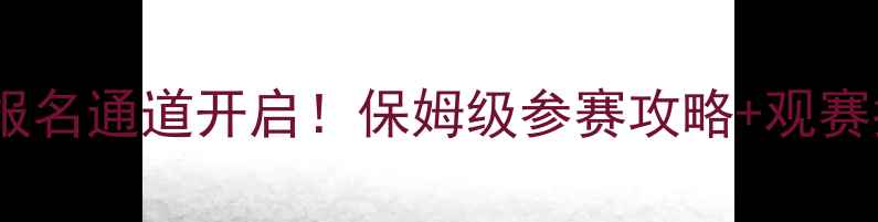 图片 全国乒乓球联赛报名通道开启！保姆级参赛攻略+观赛指南全公开🏓️1