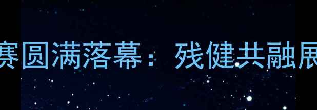 图片 全国残疾人羽毛球锦标赛圆满落幕：残健共融展风采，体育精神耀东方