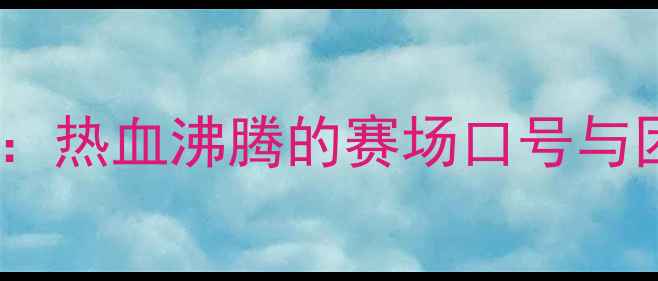 图片 全运会加油指南：热血沸腾的赛场口号与团队精神激励法1