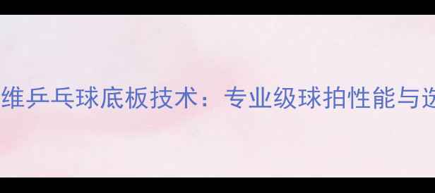 图片 内置碳纤维乒乓球底板技术：专业级球拍性能与选购指南2