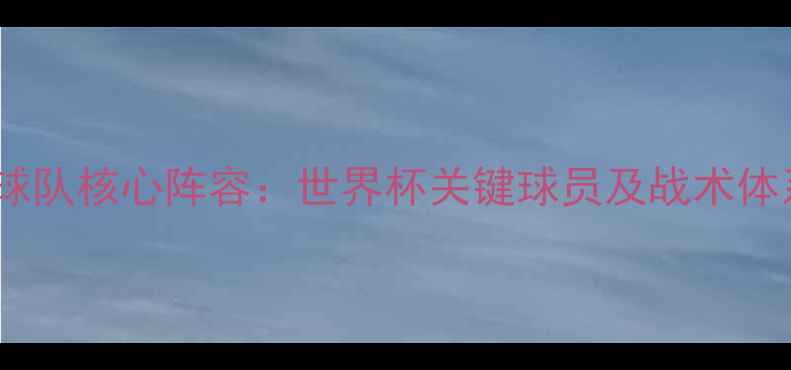 图片 冰岛国家足球队核心阵容：世界杯关键球员及战术体系深度剖析1