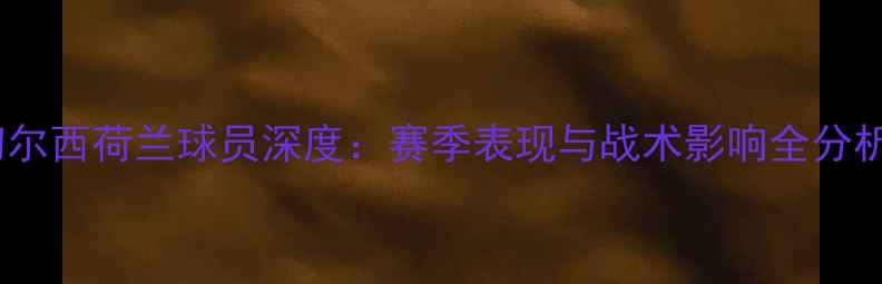 图片 切尔西荷兰球员深度：赛季表现与战术影响全分析2