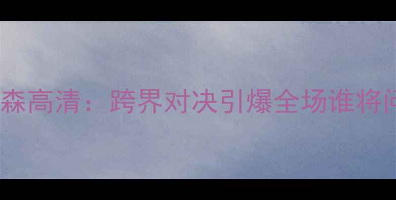图片 勒米厄VS史蒂文森高清：跨界对决引爆全场谁将问鼎格斗新王座2