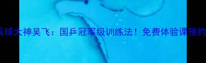 图片 北京乒乓球大神吴飞：国乒冠军级训练法！免费体验课预约开启🔥2