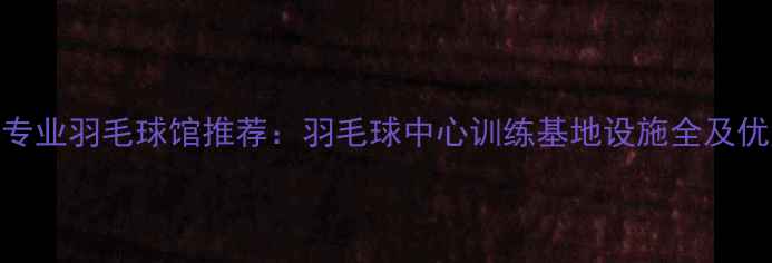 图片 北京朝阳区专业羽毛球馆推荐：羽毛球中心训练基地设施全及优惠活动指南