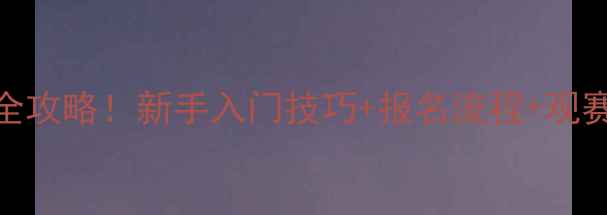 图片 北京羽毛球丙组赛事全攻略！新手入门技巧+报名流程+观赛指南（附参赛名单）