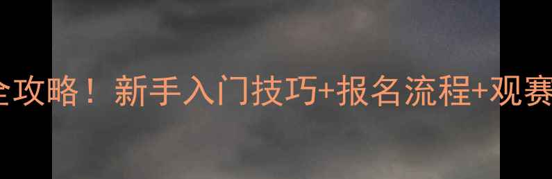 图片 北京羽毛球丙组赛事全攻略！新手入门技巧+报名流程+观赛指南（附参赛名单）1