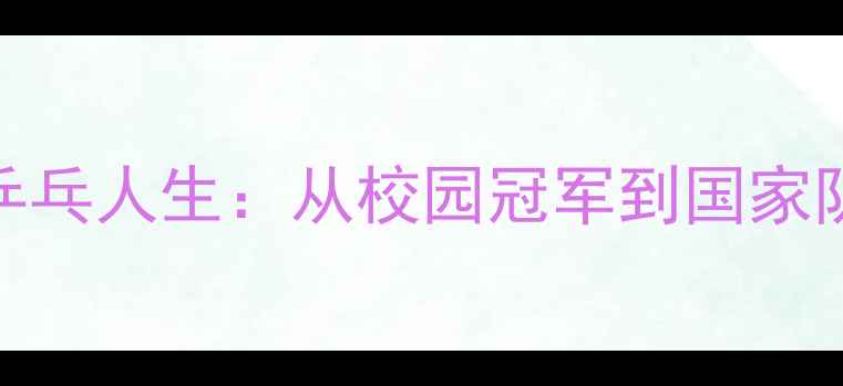 图片 北大才子刘伟的乒乓人生：从校园冠军到国家队传奇的逆袭之路