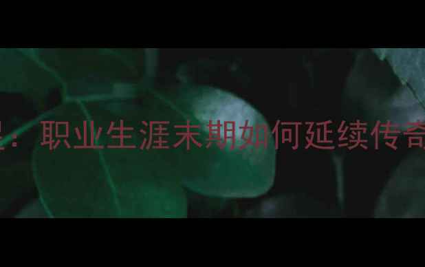 图片 即将退役的十大球星：职业生涯末期如何延续传奇？深度与未来展望2