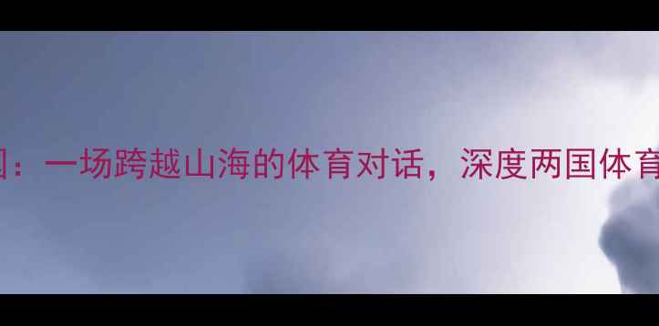 图片 叙利亚vs中国：一场跨越山海的体育对话，深度两国体育交流新篇章2