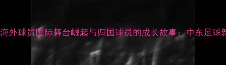 图片 叙利亚海外球员国际舞台崛起与归国球员的成长故事：中东足球新势力1