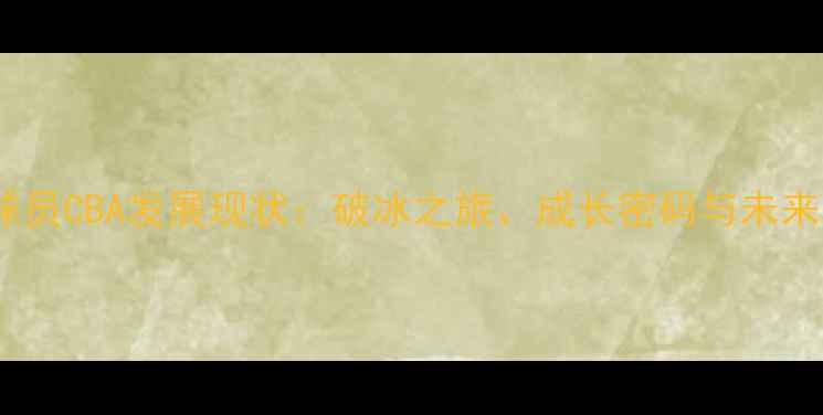 图片 台湾球员CBA发展现状：破冰之旅、成长密码与未来展望2