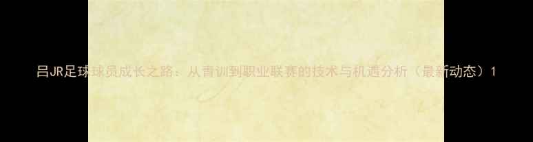 图片 吕JR足球球员成长之路：从青训到职业联赛的技术与机遇分析（最新动态）1