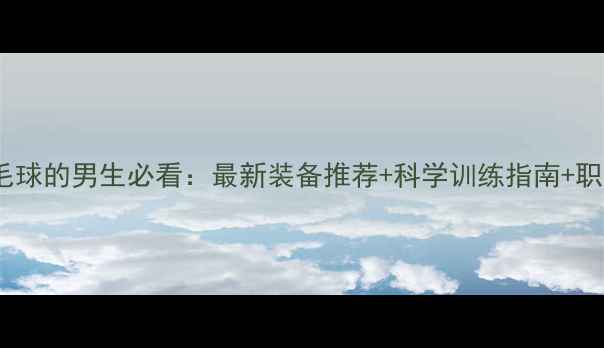 图片 喜欢羽毛球的男生必看：最新装备推荐+科学训练指南+职业赛事1