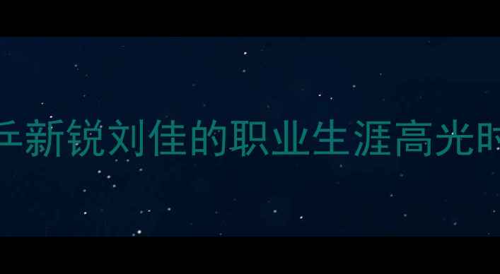 图片 国乒新锐刘佳的职业生涯高光时刻