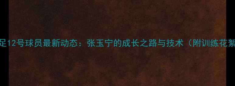 图片 国足12号球员最新动态：张玉宁的成长之路与技术（附训练花絮）