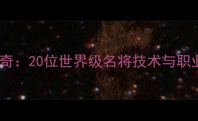 图片 外国乒乓球传奇：20位世界级名将技术与职业生涯全记录1