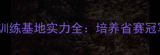 图片 大同市体校乒乓球训练基地实力全：培养省赛冠军的三大核心优势2