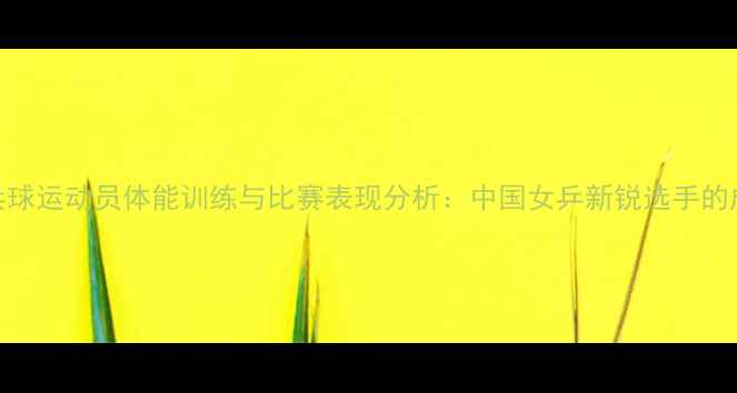图片 大胸乒乓球运动员体能训练与比赛表现分析：中国女乒新锐选手的成长之路