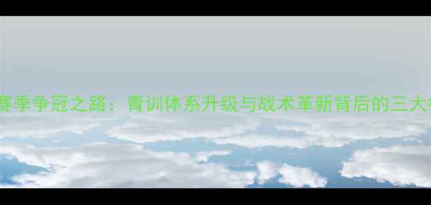 图片 大阪钢巴赛季争冠之路：青训体系升级与战术革新背后的三大核心因素2