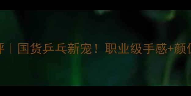 图片 大魔王乒乓球板测评｜国货乒乓新宠！职业级手感+颜值党狂喜的宝藏板面