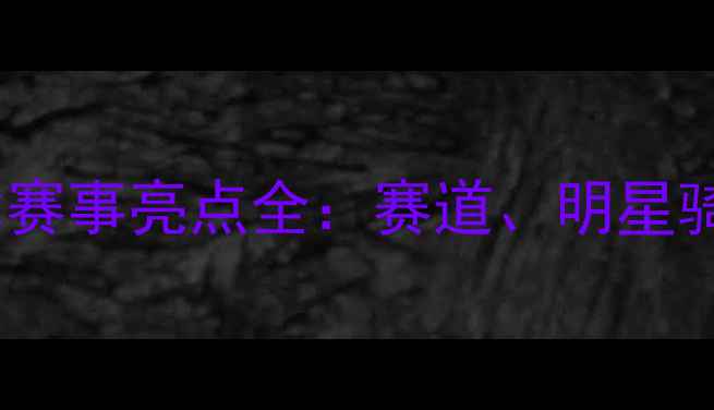 图片 天津全运会马术赛事亮点全：赛道、明星骑手及观赛指南1