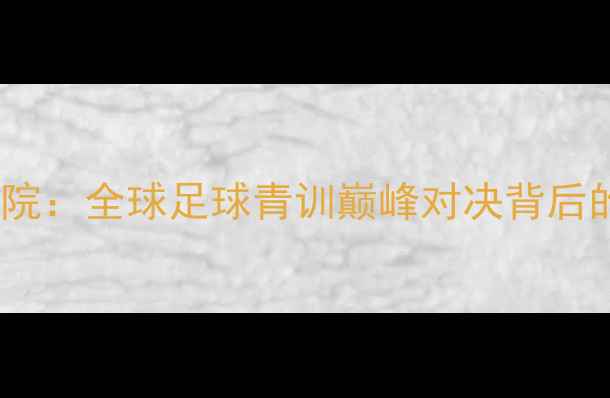 图片 奥尔多青训VS门德斯学院：全球足球青训巅峰对决背后的战术革命与商业博弈2