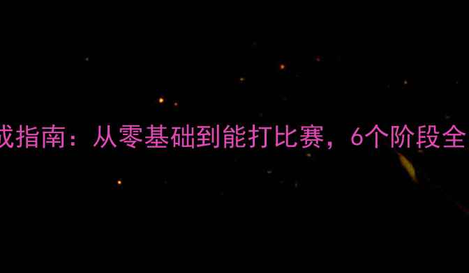 图片 学乒乓球30天速成指南：从零基础到能打比赛，6个阶段全（附训练计划）2