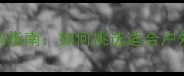 图片 室外乒乓球拍选购指南：如何挑选适合户外运动的耐用装备