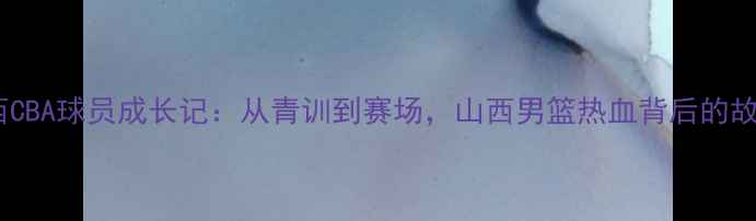 图片 山西CBA球员成长记：从青训到赛场，山西男篮热血背后的故事1