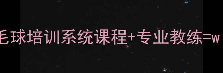 图片 崇文体校羽毛球培训系统课程+专业教练=wingstofly！