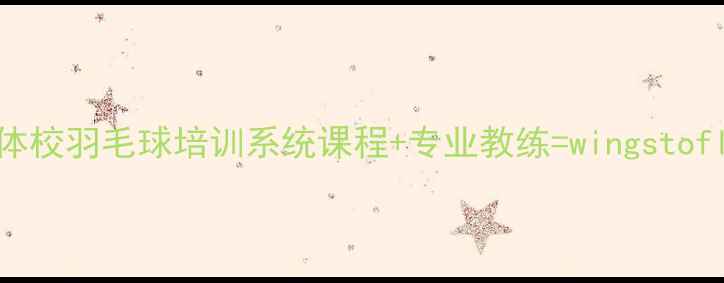 图片 崇文体校羽毛球培训系统课程+专业教练=wingstofly！1