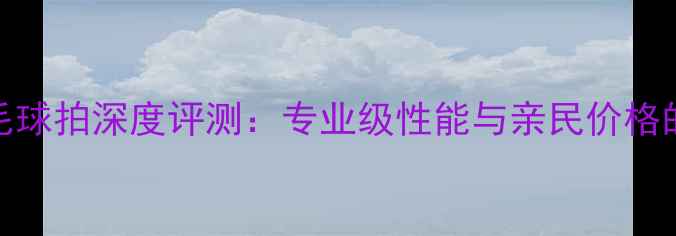 图片 川崎K50羽毛球拍深度评测：专业级性能与亲民价格的完美平衡1