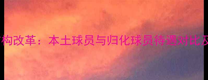 图片 巴拿马国家队薪资结构改革：本土球员与归化球员待遇对比及职业发展路径分析1