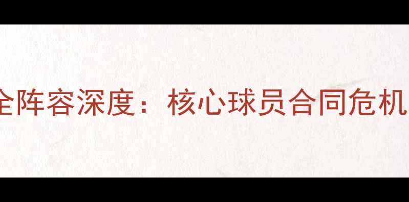 图片 布鲁克林篮网队全阵容深度：核心球员合同危机与战术体系升级2