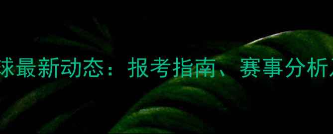 图片 广东体考羽毛球最新动态：报考指南、赛事分析及备考攻略全1