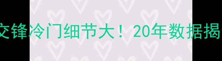 图片 广厦VS辽宁历史交锋冷门细节大！20年数据揭示两队真实差距1