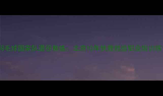 图片 张宁羽毛球国家队退役教练：北京10年执教经验职业级训练体系1