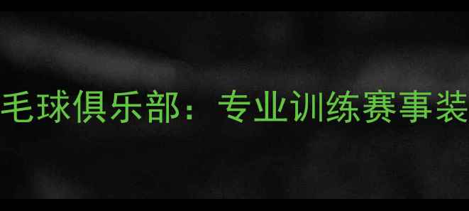 图片 张家港维克多羽毛球俱乐部：专业训练赛事装备指南最新攻略