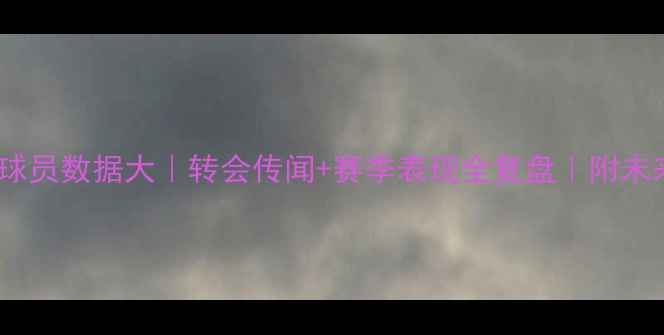 图片 德格斯球员数据大｜转会传闻+赛季表现全复盘｜附未来展望1