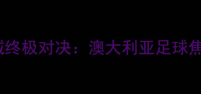 图片 悉尼FCvs墨尔本城终极对决：澳大利亚足球焦点战深度必看！1